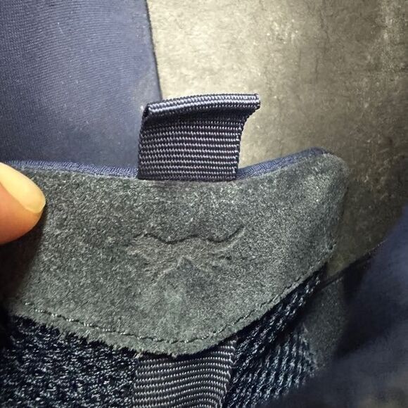 Wolf & Sheperd Crossover Longwing Suede Sneaker Shoes Mens 14M Navy Blue Casual - Picture 15 of 16